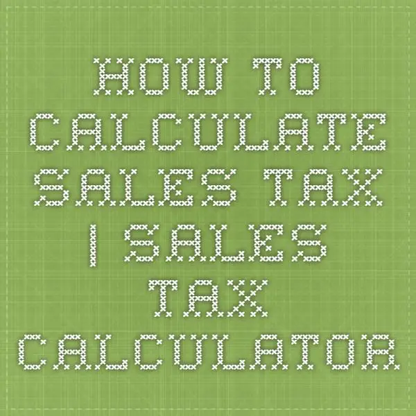 How to Calculate Sales Tax